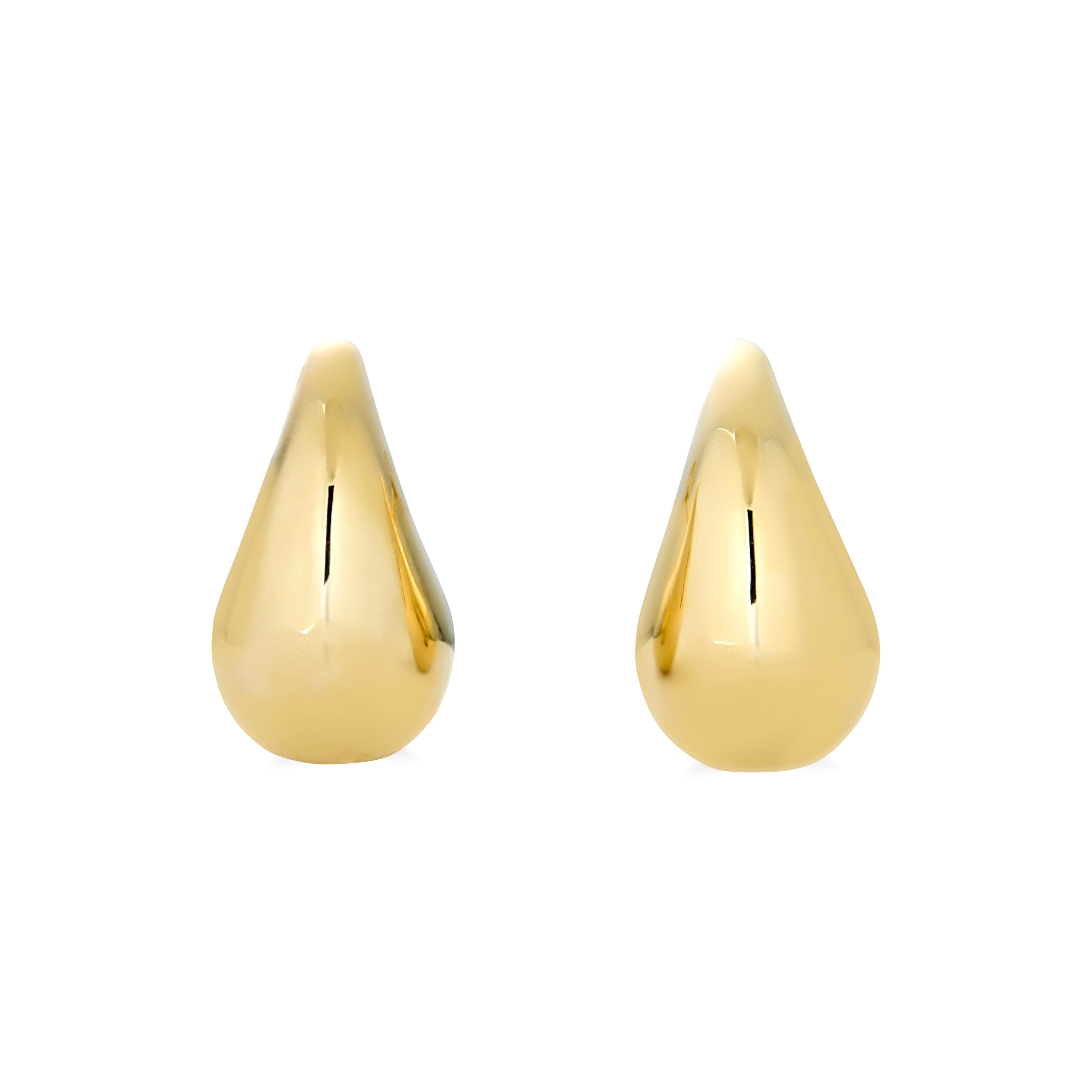 14K Yellow Gold Drop Earring Large